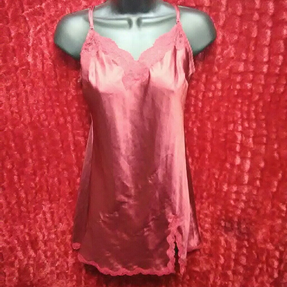 Victoria Secret burgundy night shirt